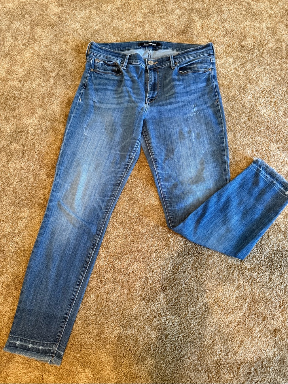 Express Women's Blue Skinny 👖